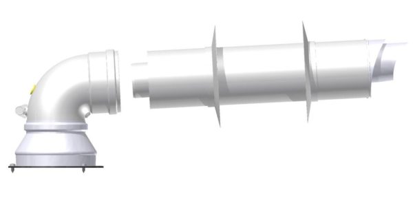 Kit Adattatore Coassiale 60/100